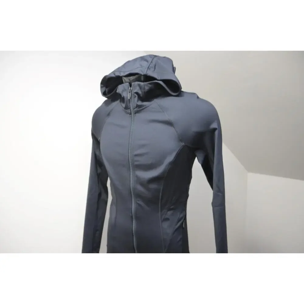 Under Armour Hoodie HeatGear Fitted Stretch Athletic Jacket Black‎ Womens Small